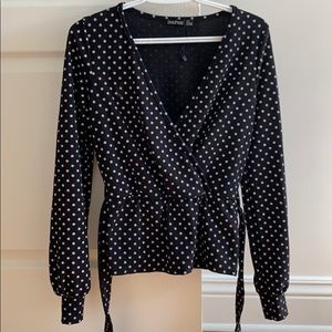 Tie up blouse - never worn